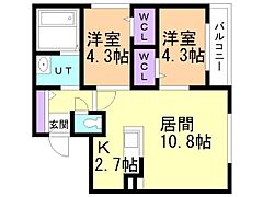 物件の間取り