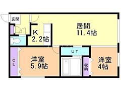 物件の間取り