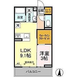 間取図画像 1LDK