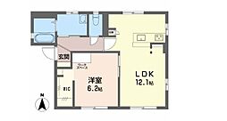 キヨコランテA 1LDKの間取図画像