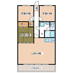 MAC渚コート 3LDKの間取図画像