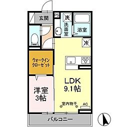 ducco6 1LDKの間取図画像