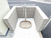 ペットの足洗い場