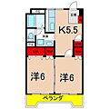 マンションピースフル5階4.5万円