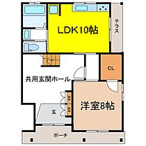 グランドシティ墨坂南弐番館  ｜ 長野県須坂市墨坂南３丁目6-1（賃貸アパート1LDK・2階・41.25㎡） その2