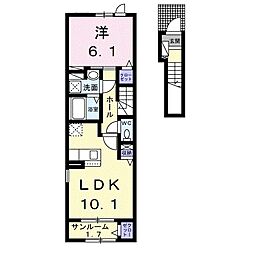 間取図画像 1LDK
