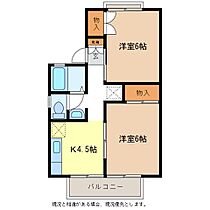 長野県長野市大字高田244-5（賃貸アパート2K・2階・40.15㎡） その2