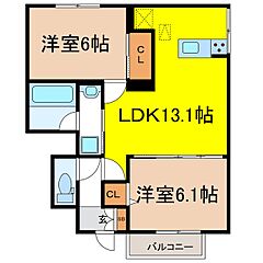 物件の間取り