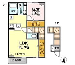 アビタシオンK  ｜ 長野県駒ヶ根市赤穂10112-1（賃貸アパート1LDK・2階・49.88㎡） その2