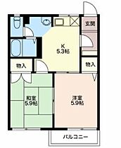 フレグランスライフ  ｜ 長野県伊那市手良中坪（賃貸アパート2K・2階・38.83㎡） その2