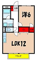 長野県伊那市境（賃貸アパート1LDK・2階・44.72㎡） その2