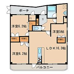 物件の間取り