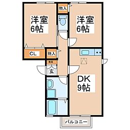 コーモド・STA 2DKの間取図画像