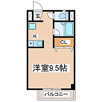 ガラ・プシケ  ｜ 長野県上田市常田２丁目（賃貸マンション1R・3階・27.84㎡） その2