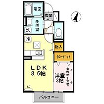 レジデンス新田  ｜ 長野県上田市中央５丁目（賃貸アパート1LDK・1階・31.31㎡） その2