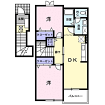 フォンターナサノＣ 201 ｜ 静岡県富士宮市小泉74-2（賃貸アパート2LDK・2階・52.67㎡） その2