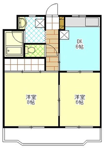 エクセル 306｜静岡県富士宮市小泉(賃貸マンション2DK・3階・46.08㎡)の写真 その2