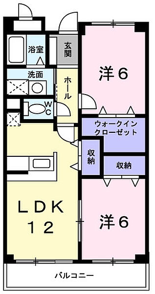 エクセランビラ 303｜兵庫県神戸市西区北別府1丁目(賃貸マンション2LDK・3階・56.57㎡)の写真 その2