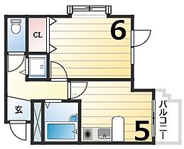 アバニティ神戸ウエスト　角 109 ｜ 兵庫県神戸市西区押部谷町福住（賃貸マンション1DK・1階・27.70㎡） その2