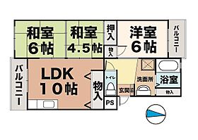 ランベール池北 202 ｜ 兵庫県神戸市西区池上4丁目18-8（賃貸マンション3LDK・2階・60.03㎡） その2