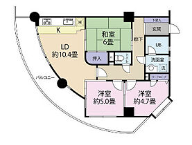 プリマベーラ伊川谷　角  ｜ 兵庫県神戸市西区伊川谷町有瀬（賃貸マンション2LDK・4階・61.97㎡） その2