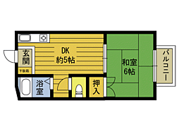 🉐敷金礼金0円！🉐プレジール花の木Ａ