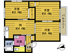 物件の間取り