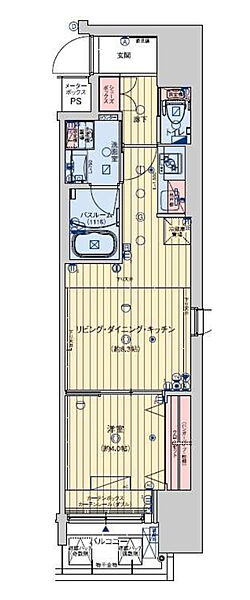 コンフォリア西天満 ｜大阪府大阪市北区西天満3丁目(賃貸マンション1LDK・5階・32.22㎡)の写真 その2