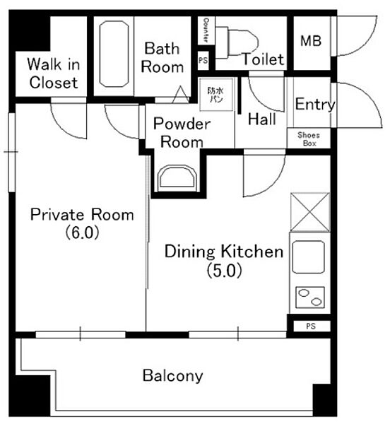 プロシード梅田西アヴァンセ ｜大阪府大阪市北区大淀北1丁目(賃貸マンション1DK・3階・30.25㎡)の写真 その2