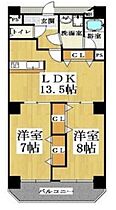 クレシア東心斎橋  ｜ 大阪府大阪市中央区島之内1丁目14-10 10（賃貸マンション2LDK・9階・60.00㎡） その2