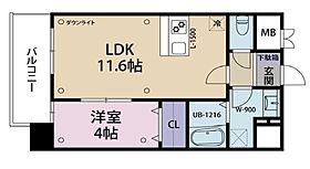 大阪府大阪市中央区高津3丁目14-21（賃貸マンション1LDK・4階・38.47㎡） その2