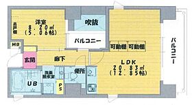 デンクマール65  ｜ 大阪府大阪市北区中津5丁目12-2（賃貸マンション1LDK・8階・41.70㎡） その2