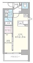 大阪府大阪市中央区東心斎橋1丁目15-21（賃貸マンション1LDK・2階・38.58㎡） その2