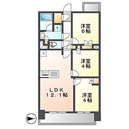 間取図画像 3LDK