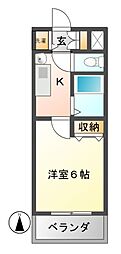 間取図画像 1K