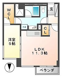間取図画像 1LDK