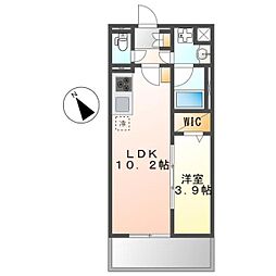 アイナ ルアナ ウル 1LDKの間取図画像