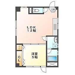 みやびビル 1LDKの間取図画像