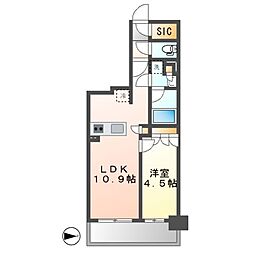 間取図画像 1LDK