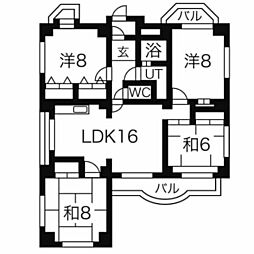 間取図画像 4LDK