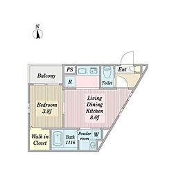 間取図画像 1LDK