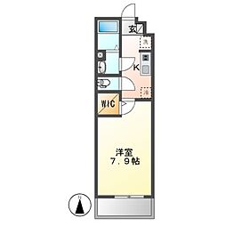 リブリ・メイオール 2階1Kの間取り