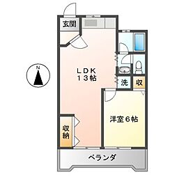 間取図画像 1LDK