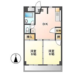 間取図画像 2DK