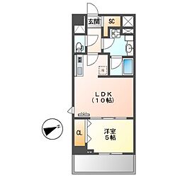間取図画像 1LDK