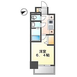 アドバンス名古屋シュテルン 1Kの間取図画像