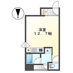 仮)名駅2丁目物件 ワンルームの間取図画像