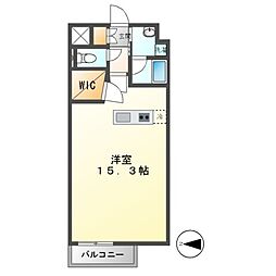 グラヴィス鶴舞 ワンルームの間取図画像