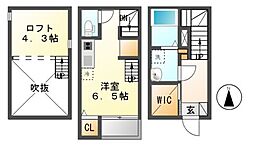 MaisonCasablanca ワンルームの間取図画像