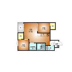 REGALEST DUO 2LDKの間取図画像